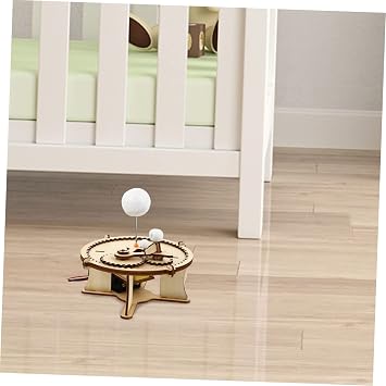 Milisten 1Set Assembling Solar System Model Kit DIY Earth Moon Sun Orbital Model Educational Teaching Aid for Enhance Astronomy Knowledge Spark Interest Space Exploration