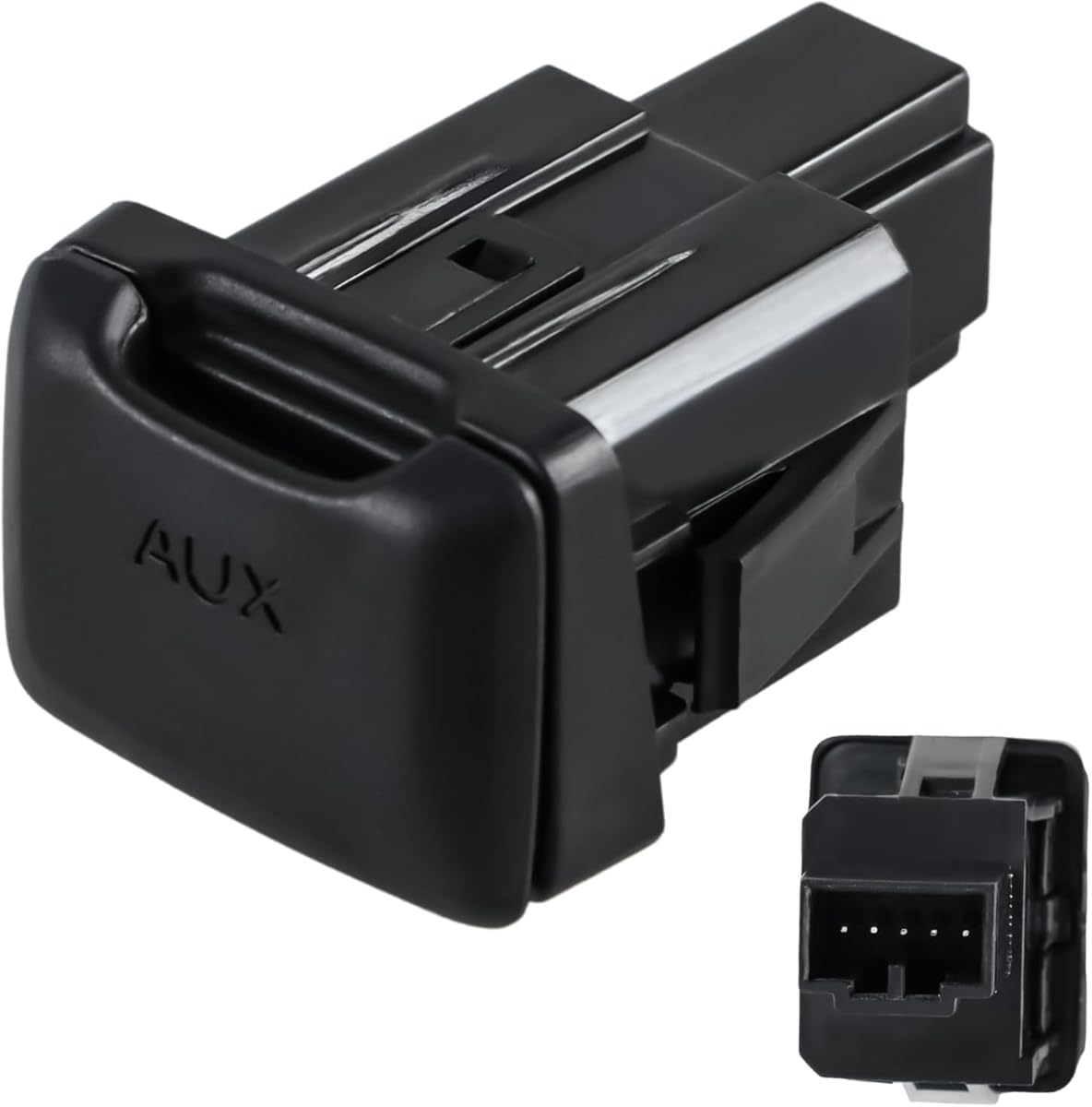 Aux Port, Auxiliary Input Adapter Compatible with Honda Civic 2006 2007 2008 2009 2010 2011 CR-V 2009 2010 2011 Replace#: 39112-SNA-A01, Audio Input Jack
