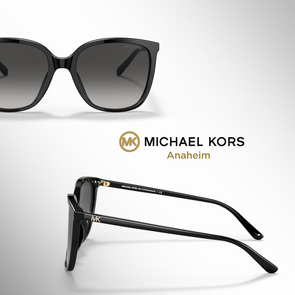 Amazon.com: Michael Kors MK2137U Anaheim 30058G 57MM Black/Dark