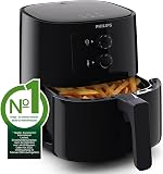 Philips Essential Airfryer 4.1 Litre Frying Pan, Oil-Free Deep Fryer, Rapid Air Technology, HomeID Application, Time and Temperature Control, Black (HD9200/90) - 2