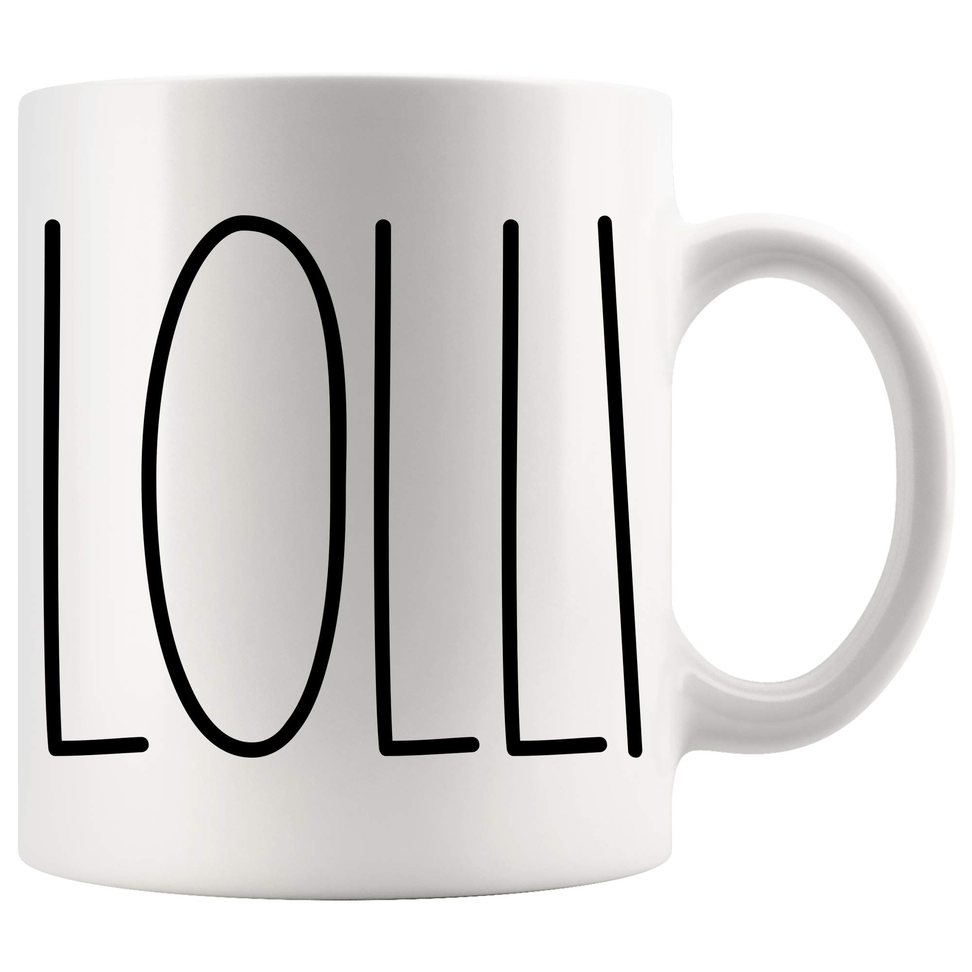 Lolli Mug - Gift for Christmas, Birthday, Mother's Day/Father's Day - Family Coffee Cup for the Best Lolli Ever - 11oz