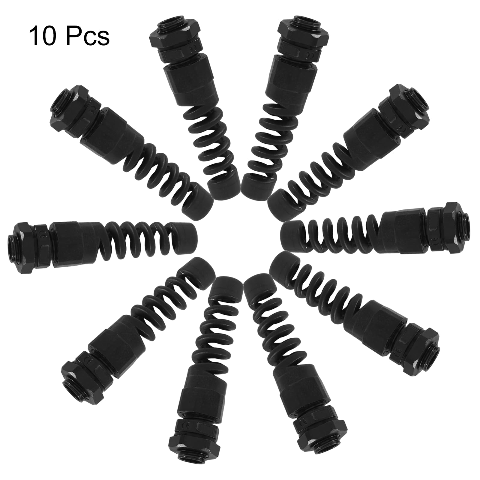 PG7 Pressacavo In Nylon Per Cavi 3-6,5 Mm – 10 Pezzi – Impermeabile E Regolabile Per Scatole Elettriche