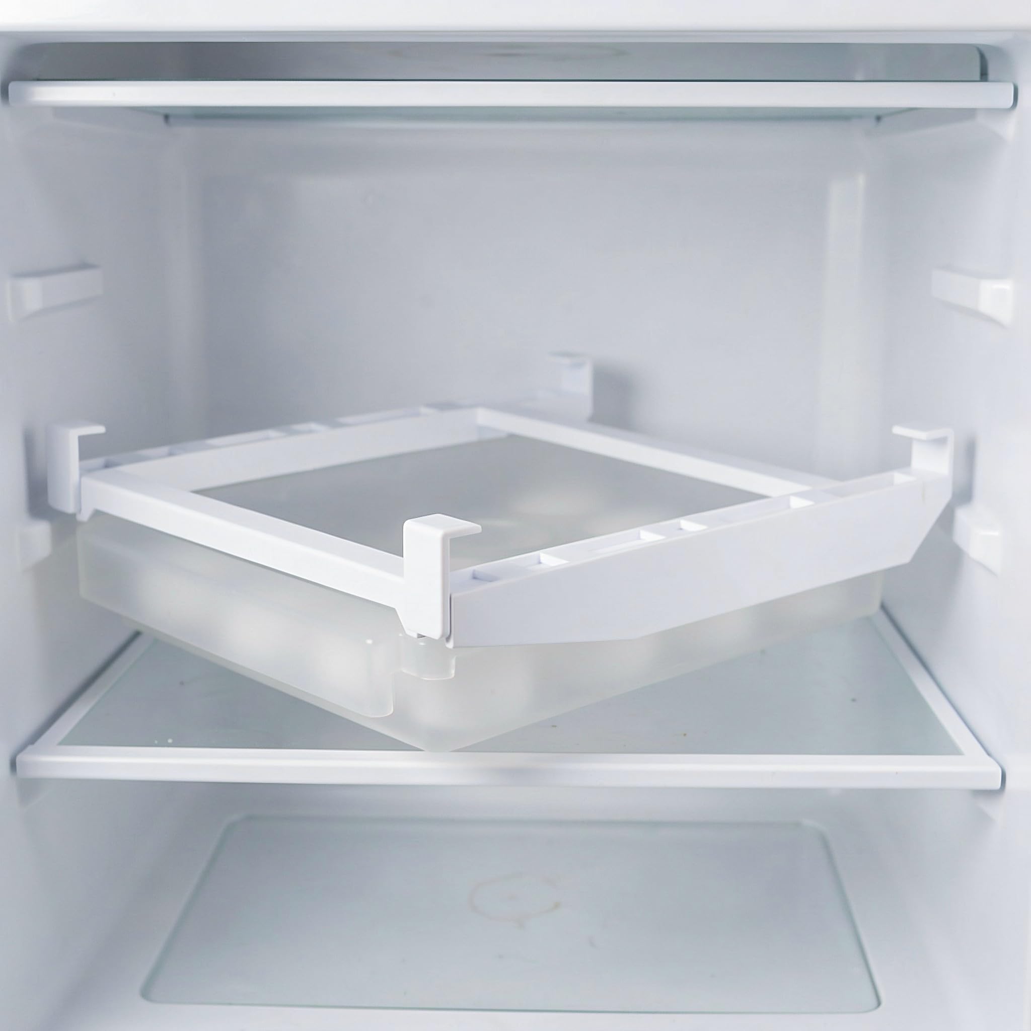Veemoon Lot de 2 plateaux à œufs à placer sous une étagère, 12