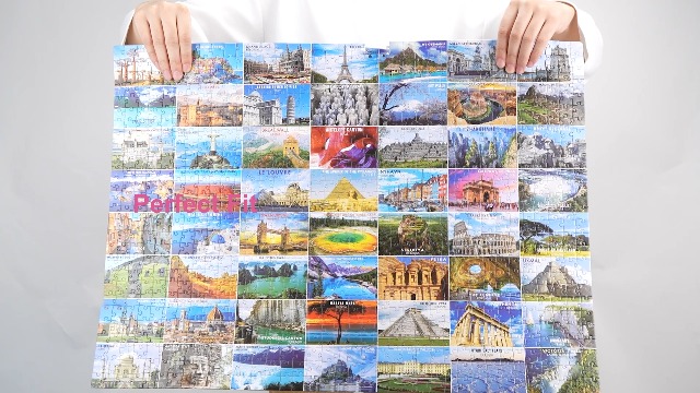 Amazon.com: BenBen Puzzles for Adults 1000 Pieces, 56 Famous World