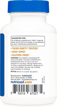 Nutricost Tudca 250mg, 60 Capsules (Tauroursodeoxycholic Acid) - Premium Quality (Pack of 2)