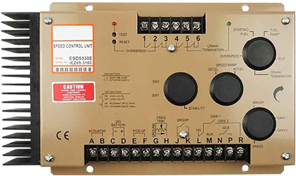 Diesel Generator Set Speed Control Module Engine Speed Regulator ESD5330E High-power Electronic Governor