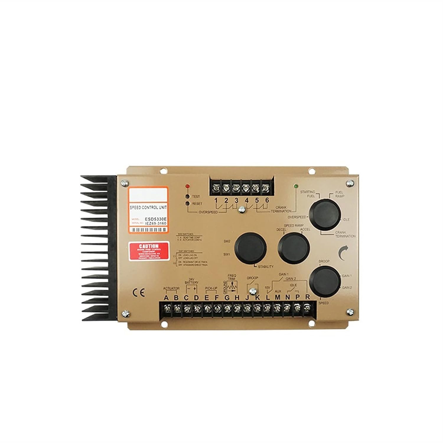 Diesel Generator Set Speed Control Module Engine Speed Regulator ESD5330E High-Power Electronic Governor