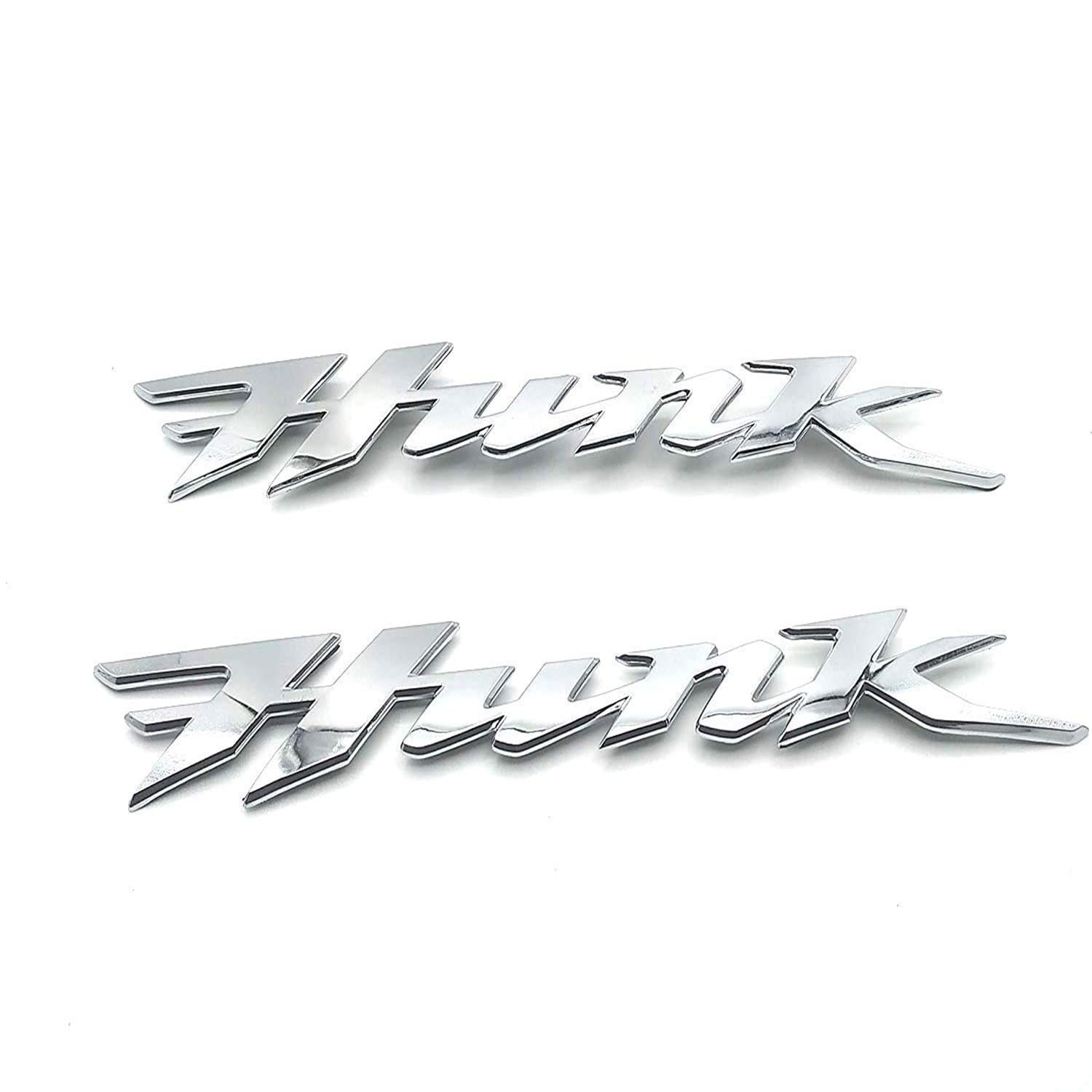 RudraRidez Bike Plastic Monogram Emblem Badge Graphic Sticker Silver Compatible with Hunk-image-13