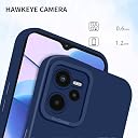 Pikkme Realme C35 Back Cover Soft Matte Liquid Silicone TPU | Camera Protection | Shockproof Slim Back Case for Realme C35 (Blue) gallery image
