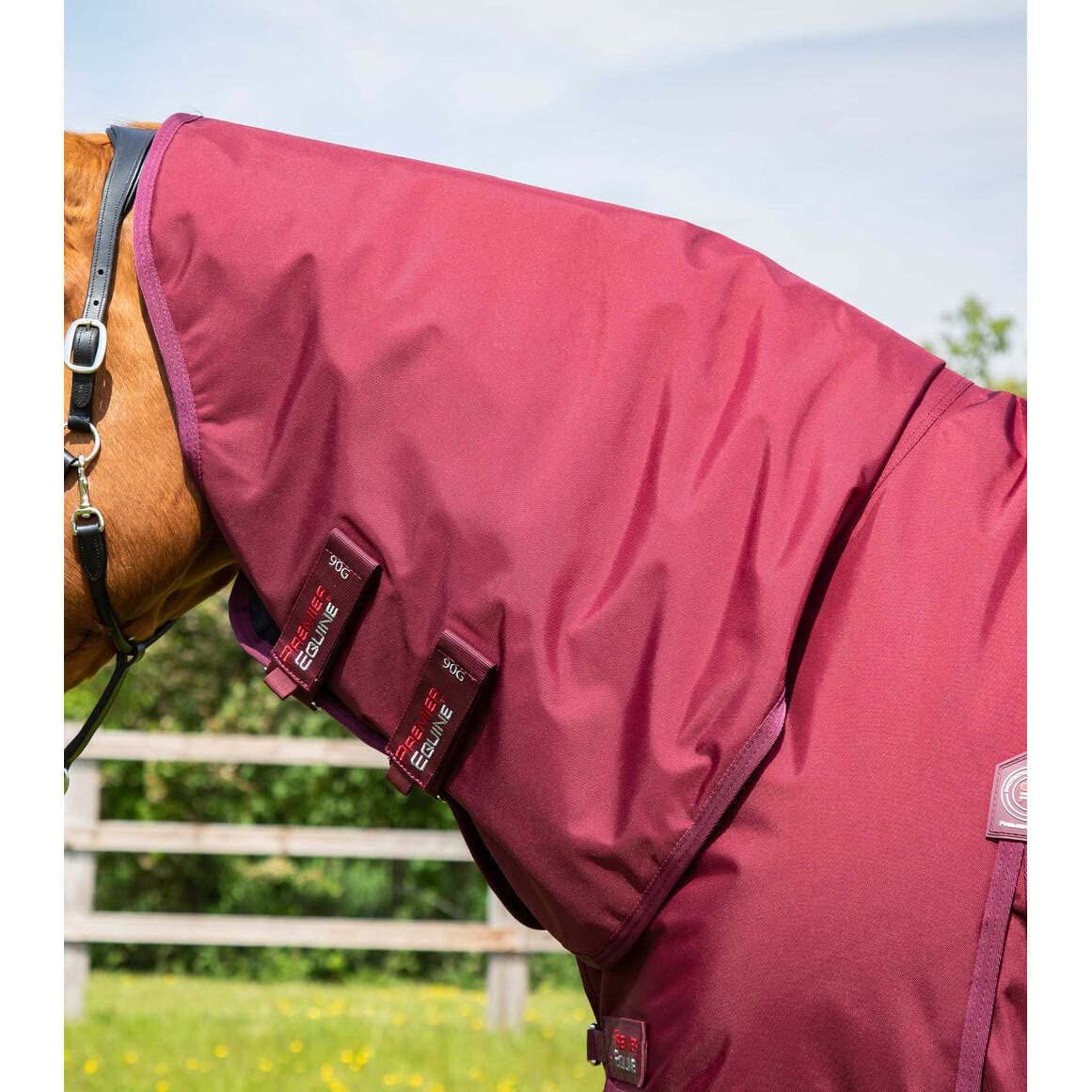 Coperta impermeabile per cavalli con copricollo Premier Equine Buster Storm Classic 90 g