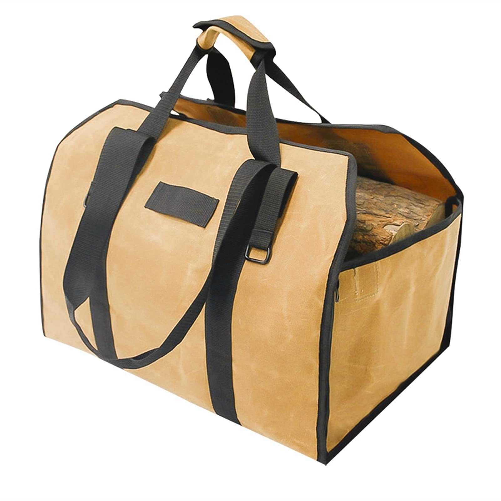 Canvas Firewood Log Carrier, Canvas Firewood Tote Bag Multicolor Indoor Outdoor Camping