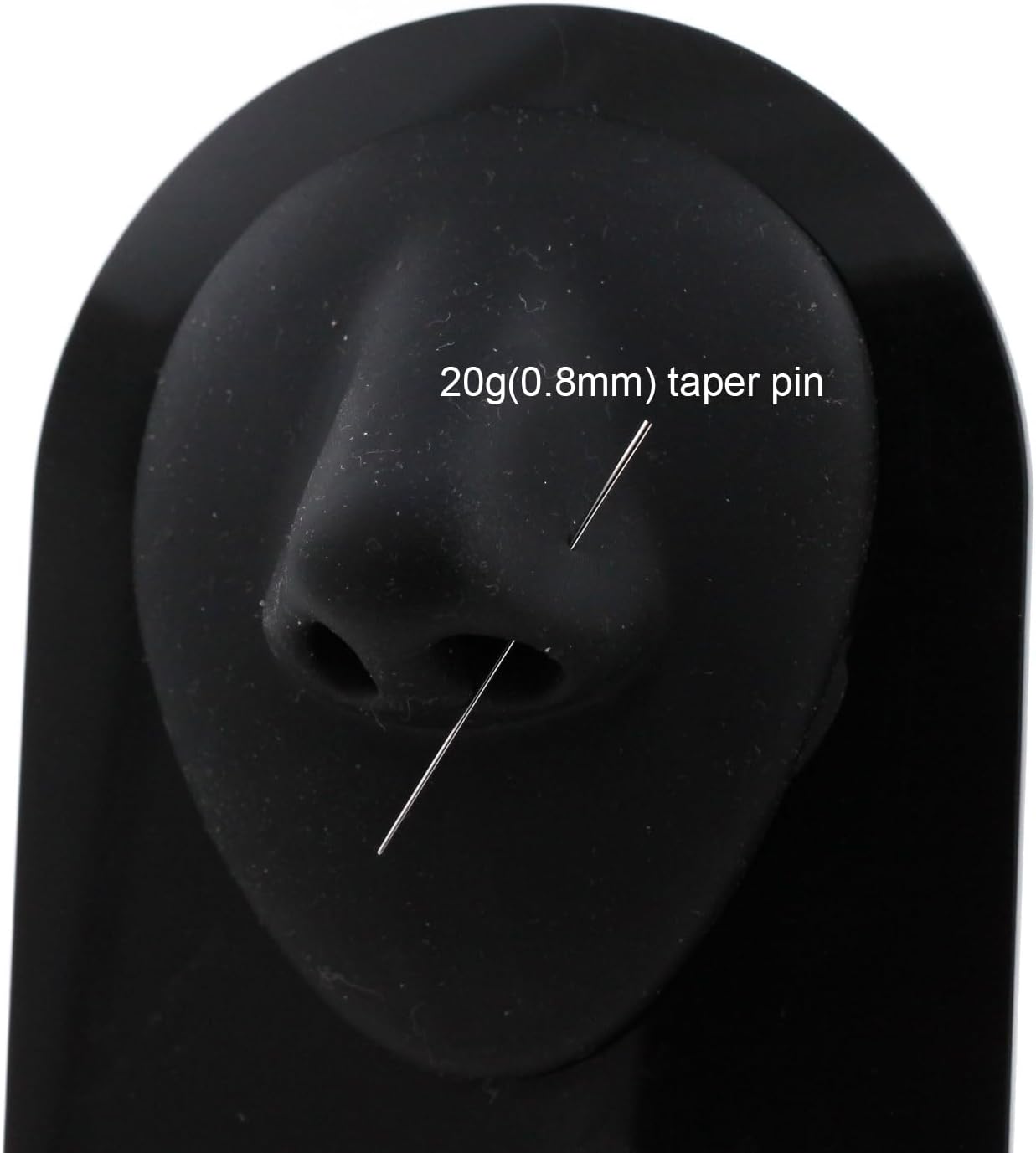 22G/20G/18G/16G/14G/12G/10G/8G/6G 316L Steel Taper Insertion Pin for Ear/Nose/Navel/Nipple/Lip/Eyebrow Stretcher, Body Piercing Stretching Kit Assistant Tool