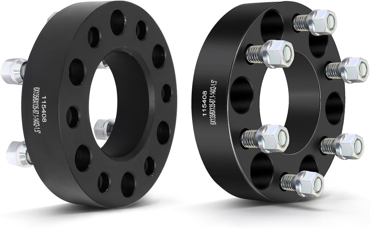 ECCPP 6x135 to 6x135 Wheel Spacers 1.5inch 87.1mm 14x2 Studs for 2003-2014 for ford Expedition 2004-2014 for ford F-150 2006-2008 for Lincoln Mark LT 2003-2014 for Lincoln Navigator 2PCS