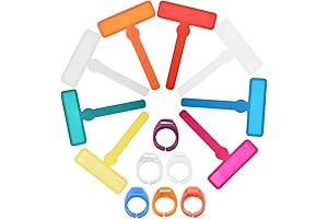 Lnrkai Reading Guide Strips with Finger Markers and Rings for Kids