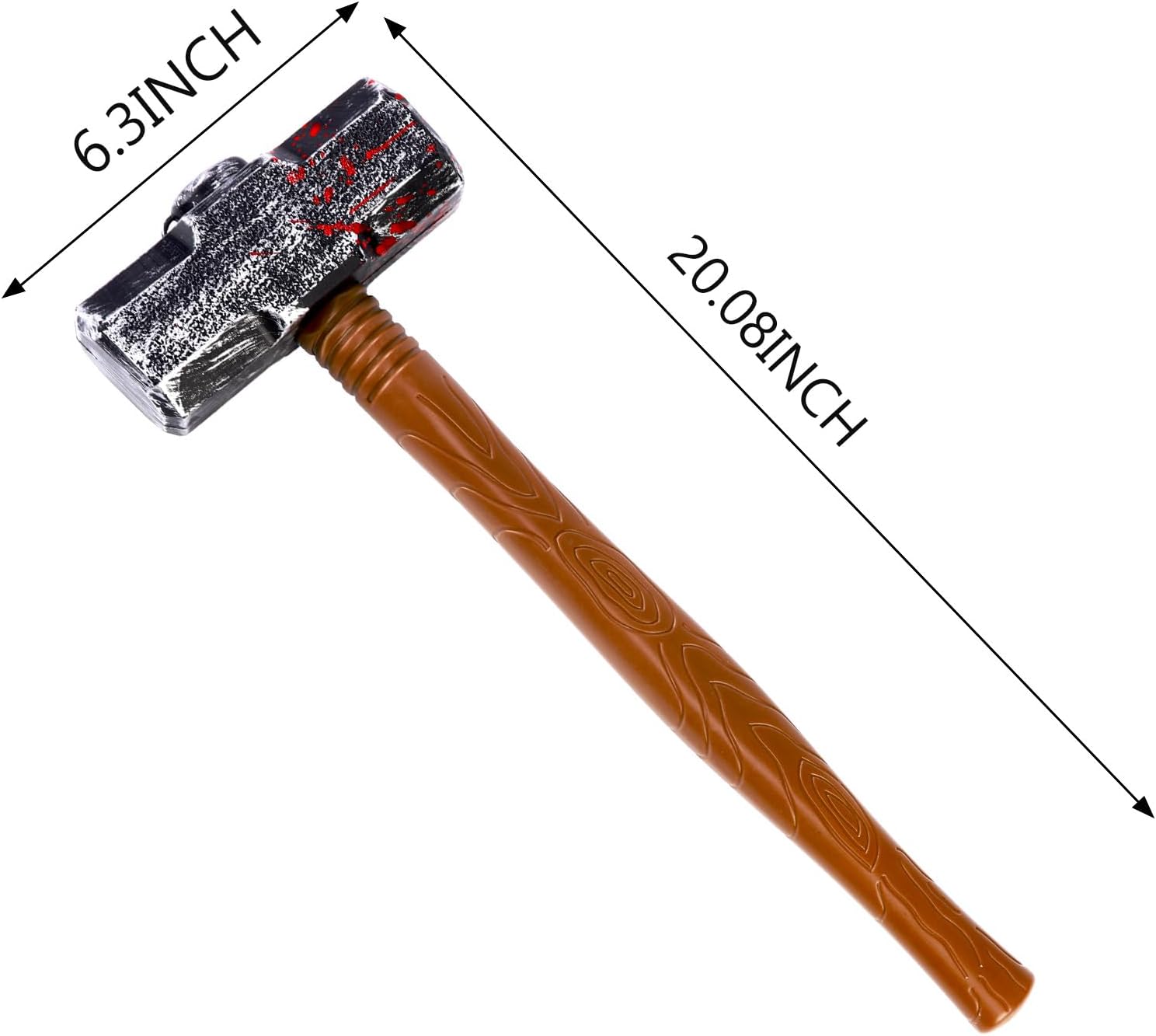 NESTRE Plastic Fake Hammer Prop,Halloween Fake Weapons,Sledge Hammer Prop for Halloween Cosplay Costume Accessory