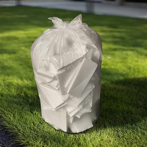 Typlastics 40-45 Gallon Clear Trash Can Liners - 40" X 48" - Hd Garbage Bags - Case Of 250 #TOP5