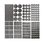 Furnigear Non Slip Furniture Pads 1/2" x 3" Rubber Strips Self Adhesive Furniture Grippers Chair Leg Pads Rubber Chair Feet Anti Scratches Non Skid Furniture Pad Floor Protectors, 40 Pcs Rectangle