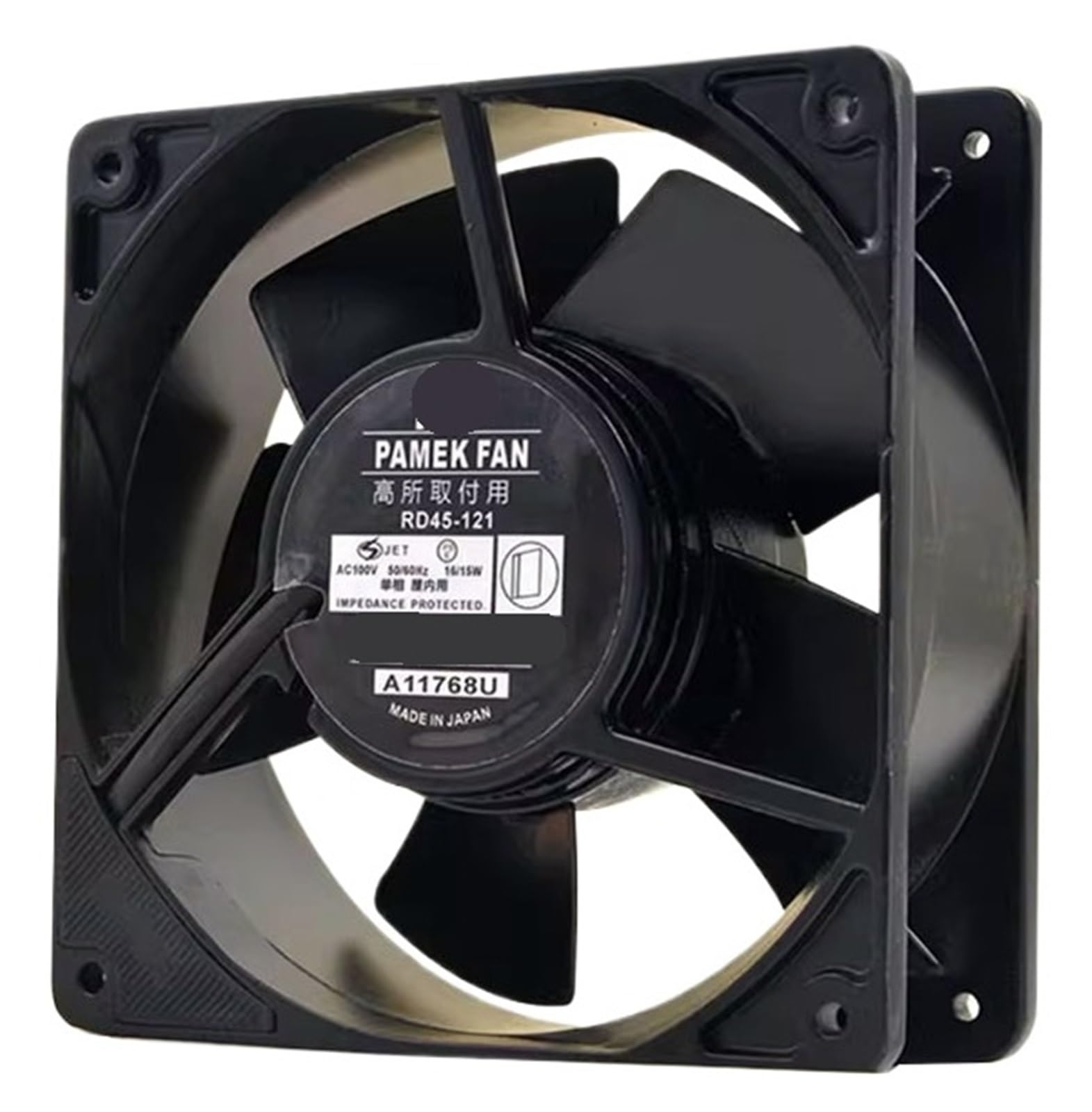 QNYIRPIQRN RD45-121 AC 100V 15/16W 12038 120 * 120 * 38mm 12cm Cooling fan