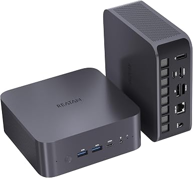 Reatan X7 Mini PC AMD Ryzen 7 255,64GB DDR5 RAM 2TB PCIE4.0 SSD