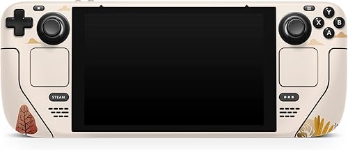 Miniatura 3 de TACKY DESIGN Mountains Skin para Steam Deck - Cubierta completa, compatible con OLED y LCD, calcomanía de vinilo 3M de alta calidad, color beige