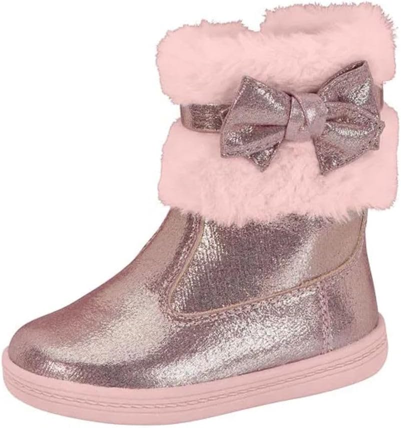 Bota Cano Médio Infantil Menina Molekinha 2127.216 Rosa