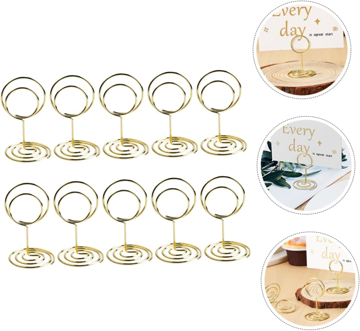 10Pcs Peacock Memo Clips Table Number Holders for Photos and Cards Elegant Wedding Card Stands Versatile Picture Holders for Events
