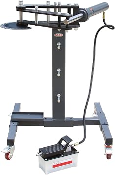 KAKA INDUSTRIAL Tube Bender 10-Ton Air Hydraulic Tube Bender 12-Inch Stroke for Roll Cage Exhaust Pipe Bending with Foot Pedal TB-3B