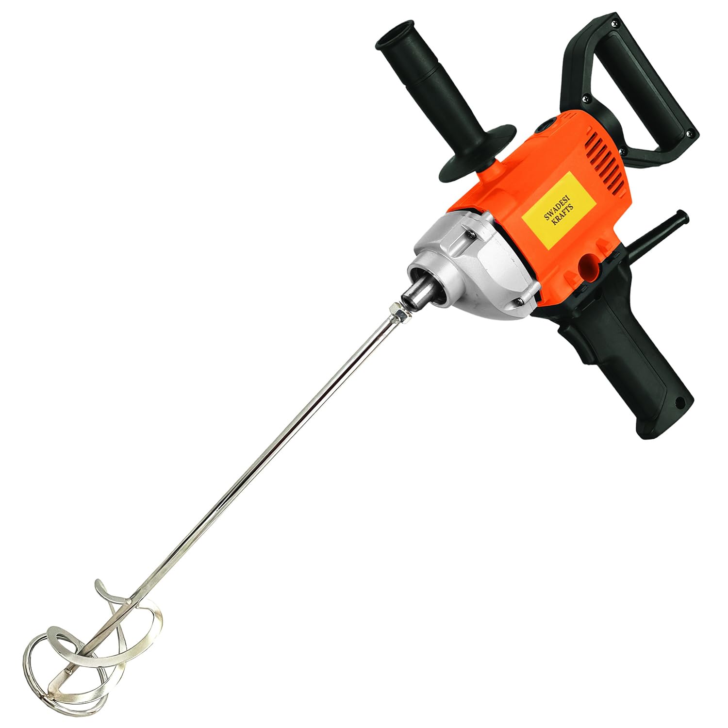 Swadesi krafts putty-mixing machine blends paint mixture quickly and removes lumps putty mixer for painter, 1250 watt copper winded motor and crome-plated iron rod for paint mixing (B09RMN9TKK) Amazon Price History, Amazon Price Tracker