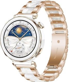 DEALELE Strap Compatible for Huawei Watch GT5 Pro 42mm/GT5 41mm/GT4 41mm/Garmin Venu 3S/Forerunner 265S/Fossil Women's Gen 6, 18mm Colorful Resin Replacement Bands for Women