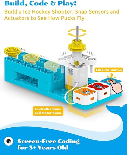 Miniatura 4 de Robot de codificación A3 para niños, juego de construcción STEM de bloques de codificación de múltiples sensores, tutorial basado en historias 12 en