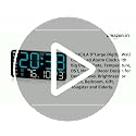 Image of DRUCILA 9''Large Digital Wall Clock, Led Alarm Clock with Big Digits, Date, Temperature, DST, Modern Decor Design for Desk,5-Level Brightness for Room, Bedroom, Gift, USB Powered Yougster and Elderly.