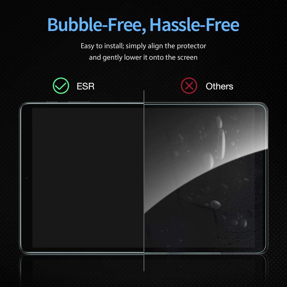 ESR Tempered-Glass Screen Protector for Samsung Galaxy Tab A 10.1 (2019) SM-T510/T515, [2-Pack], HD Clarity, High Sensitivity, Fingerprint-Resistant