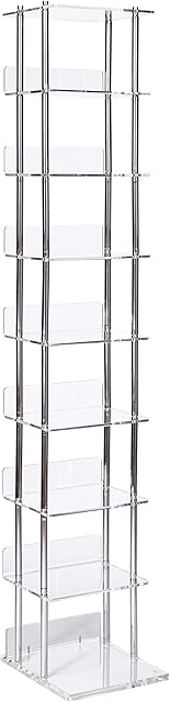 Wink Design Tomasucci 0711 Latina Column CD Rack, Transparent