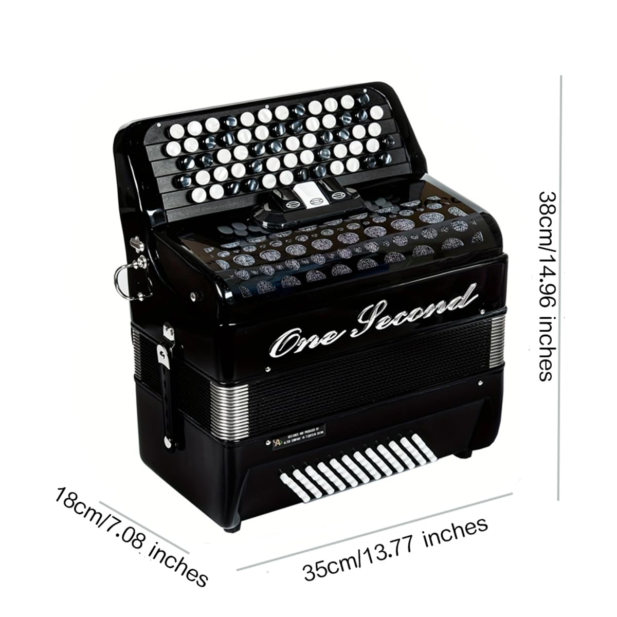 Les Fingers – Complete Sixties Instrumen ONESECOND 62 Key 60 Bass Accordion - Professional Educational