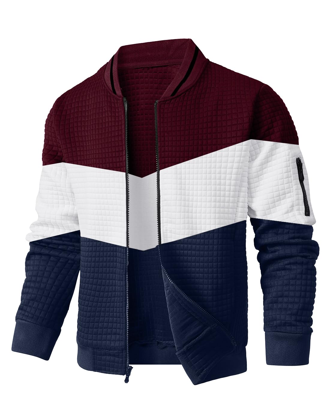 Wizoat Mens Casual Jacket Lightweight Jacket Varsity Coat