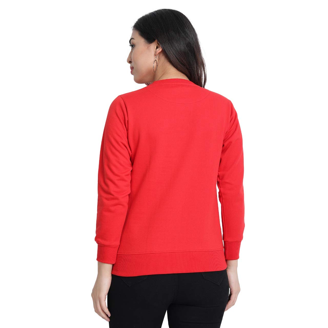 CHOZI Women's Fleece Round Neck Sweatshirt offers donot miss 3 CHOZI Women's Fleece Round Neck Sweatshirt offers donot miss