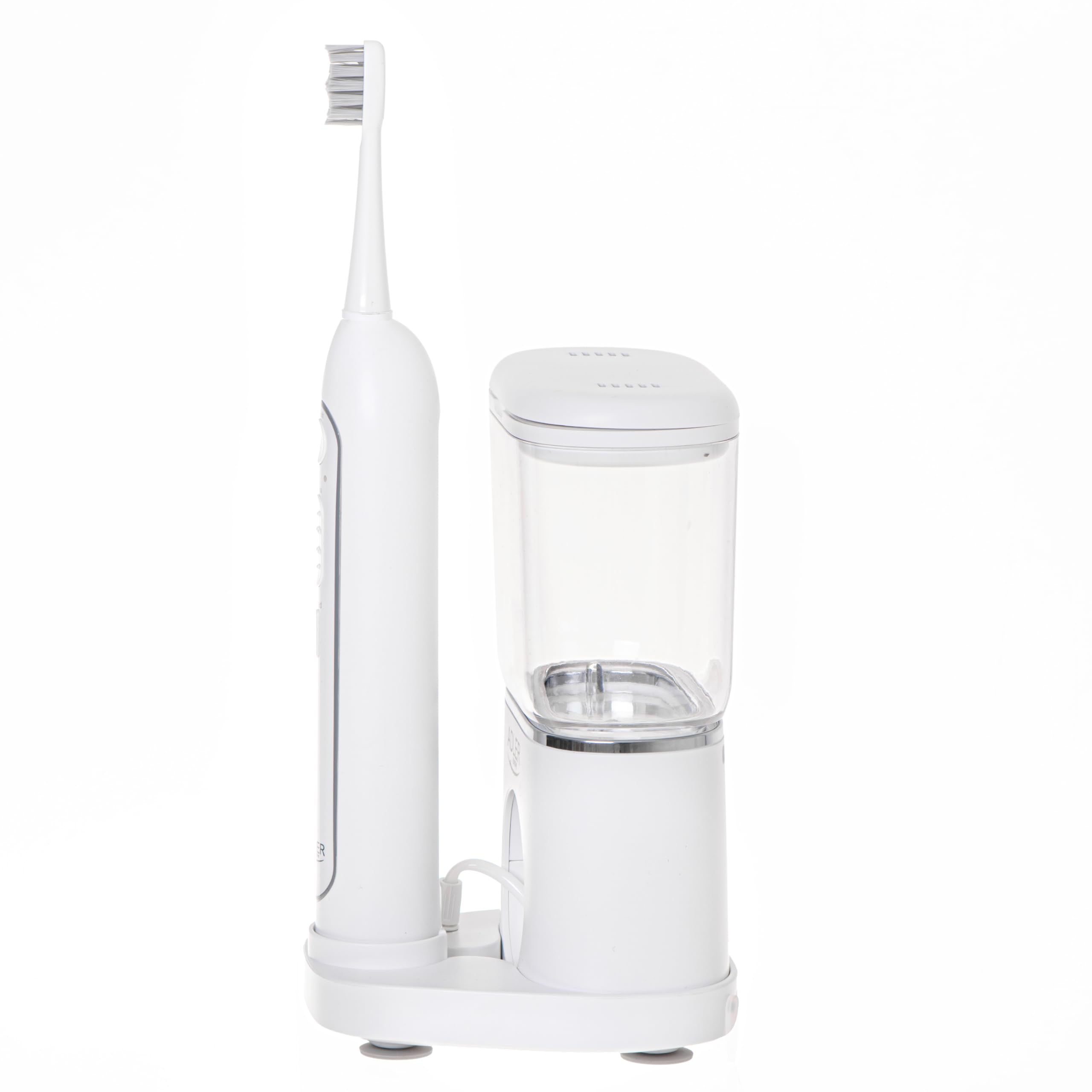 ADLER Irrigador dental 2 en 1 con cepillo sónico blanco