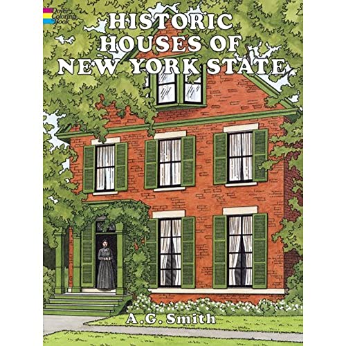 Historic Houses of New York State Coloring Book (Dover American History Coloring Books)