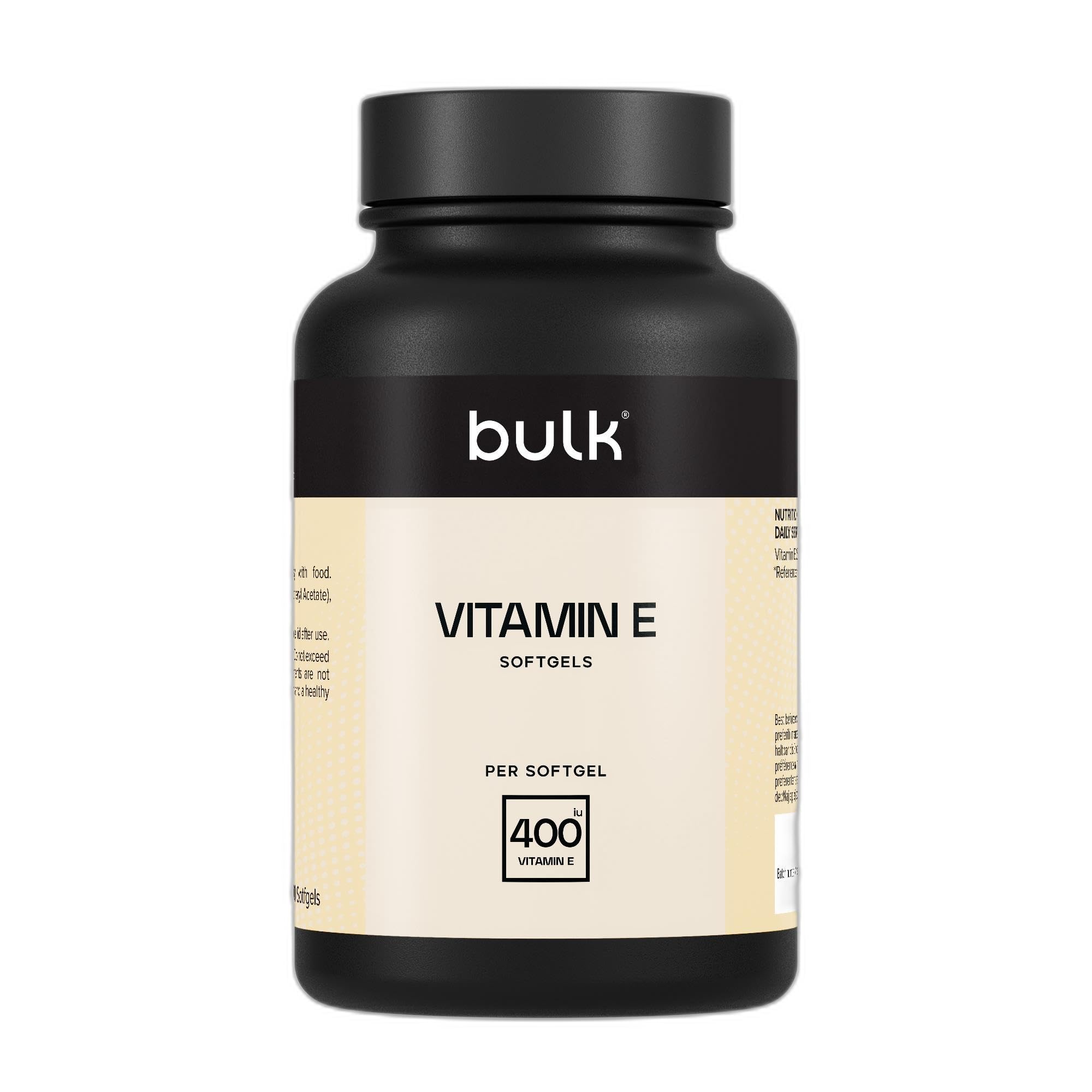 Bulk Vitamin E Softgels, Pack of 270