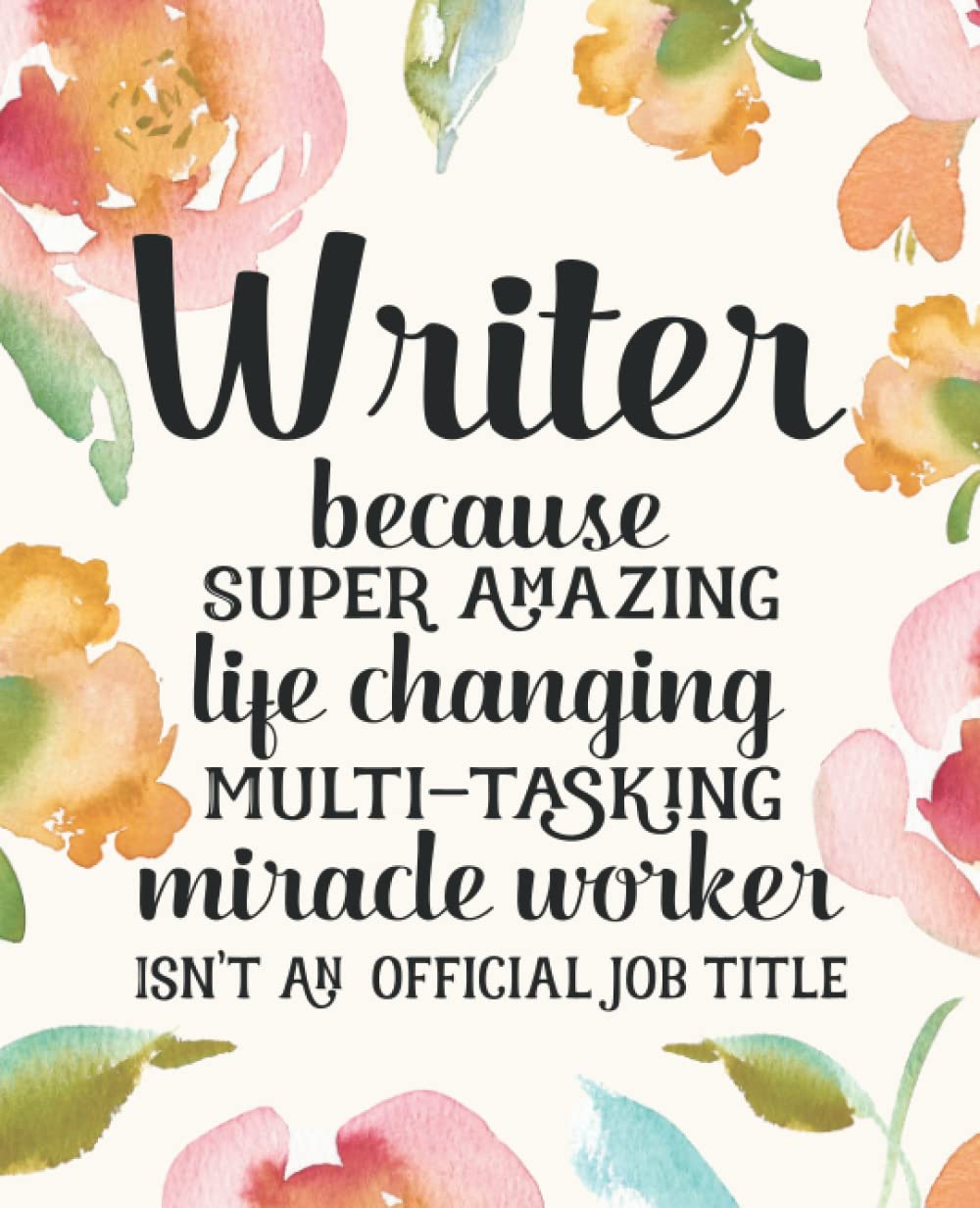 Writer Gifts: Funny Thank You Appreciation Present for Women Friends, Family or Coworkers