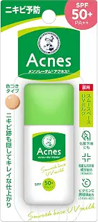 アクネス(Acnes) 【医薬部外品】メンソレータム アクネス ニキビ予防薬用UVティントミルク SPF50+/PA++ 肌色タイプ 30g
