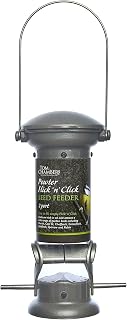 Tom Chambers Pewter Flick 'n' Click Seed Feeder - 2 port