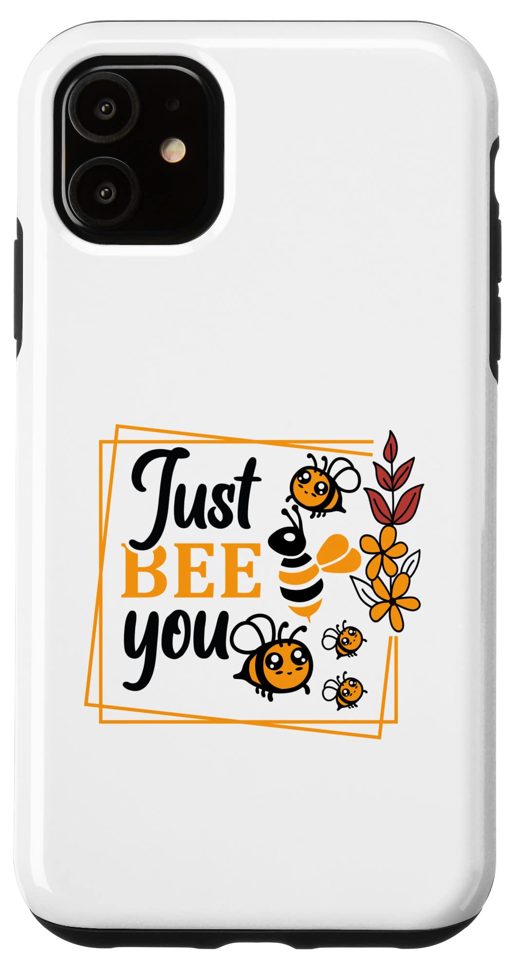 iPhone 11 Cute Honeybee Beehive Lover Beekeeper Just Bee You Print Case