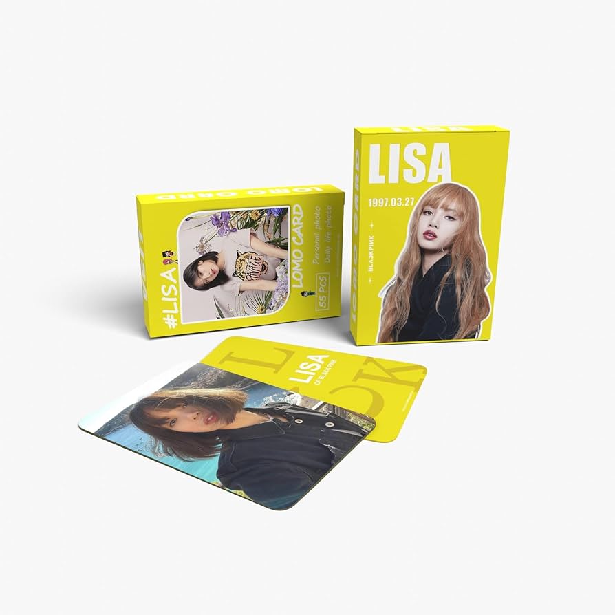 55Pcs Blackpink Lomo Photocards Lisa Blackpink Photo Album Cards