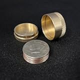 BrilliantMagic Dynamic Coins Copper Box,US Half Dollar Version Magic Tricks Gimmick Coin Vanish Magic Fly Coin Magic Close Up Street Coin Money