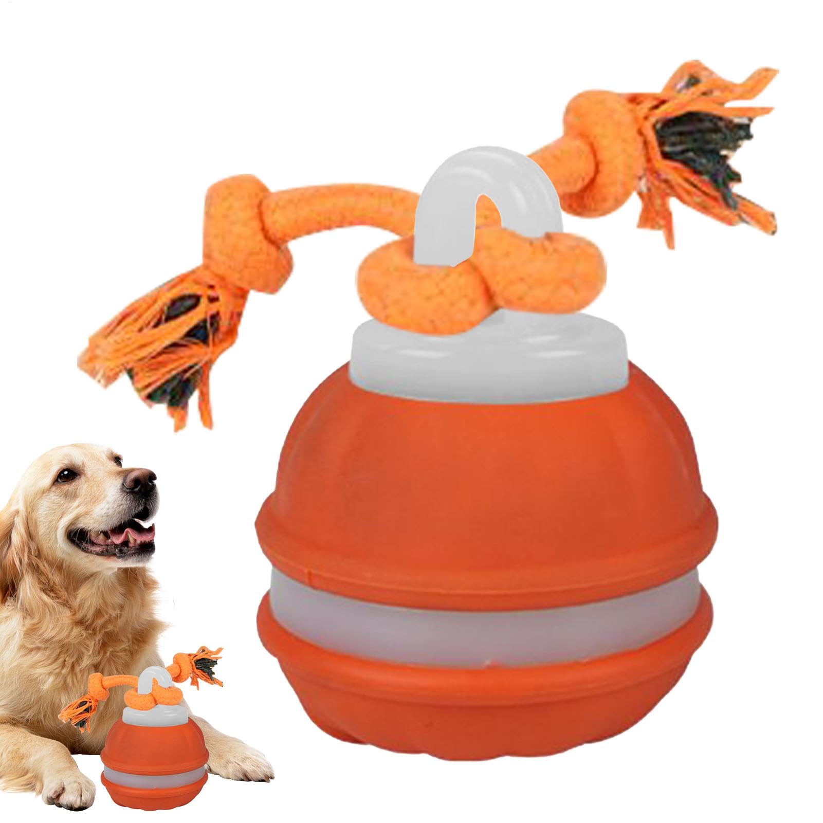 Moving Dog Toy | USB Rechargeable Puppy Ball with 3 Modes,Anti-Bite Pet Toys, Colorful Chew Supplies for Exercise, Playing, Relaxing, Chewing