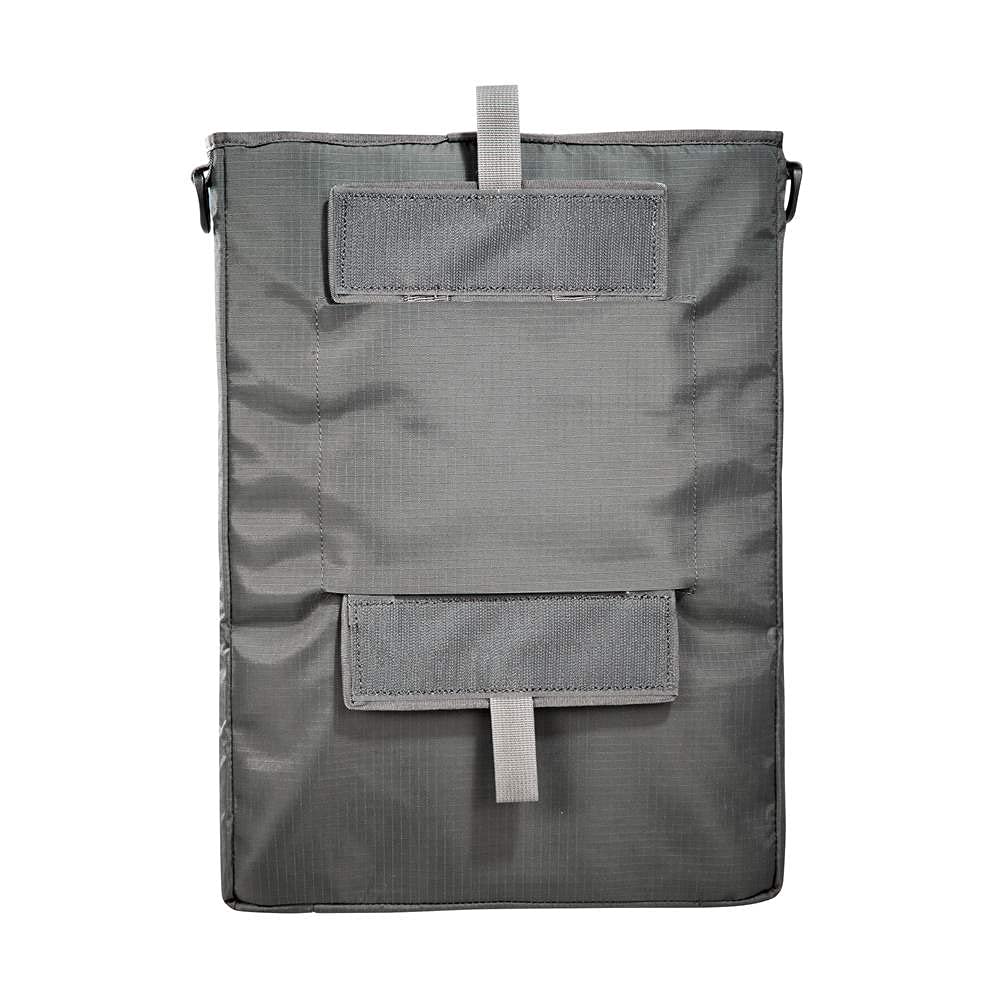 Tasmanian Tiger TT Modular Computer Sleeve modulare, gepolsterte Laptop- und Tablet-Hülle für 15-Zoll Notebooks mit zusätzlichem Tablet-Fach, kompatibel mit modularen TT Rucksäcken, Titan Grey