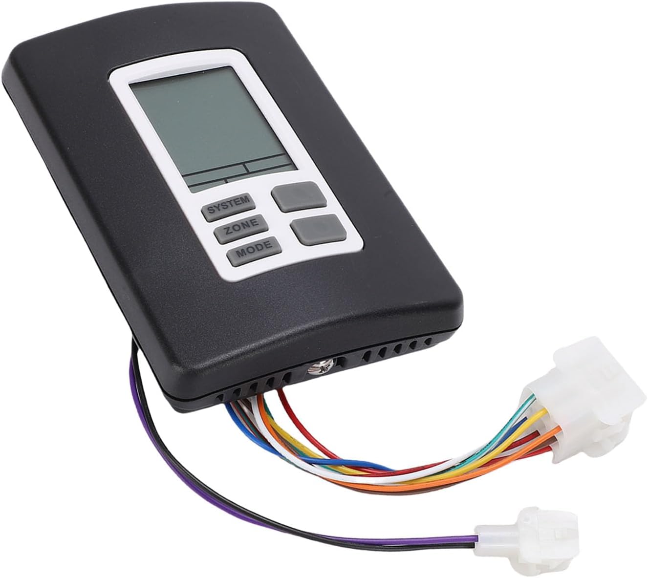 Zerone Digital Thermostat, Replacement for Mach Series RV Air Conditioner with Temperature Control, Compatible with Part Numbers for 12V Power Systems (Black)