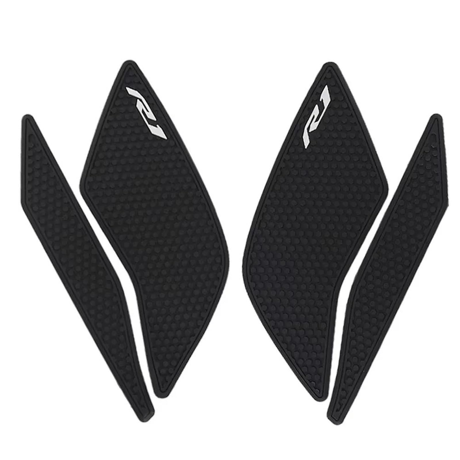 Motorcycle Side Fuel Tank Pad Stickers Decal Gas Grip Traction for Yamaha YZF R1 R1M YZFR1 YZF-R1 15-21 Carbon-Look(Color2)