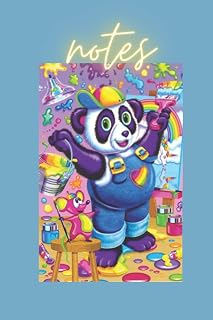 Painting Panda Journal: 90s Lisa Frank inspired lined journal